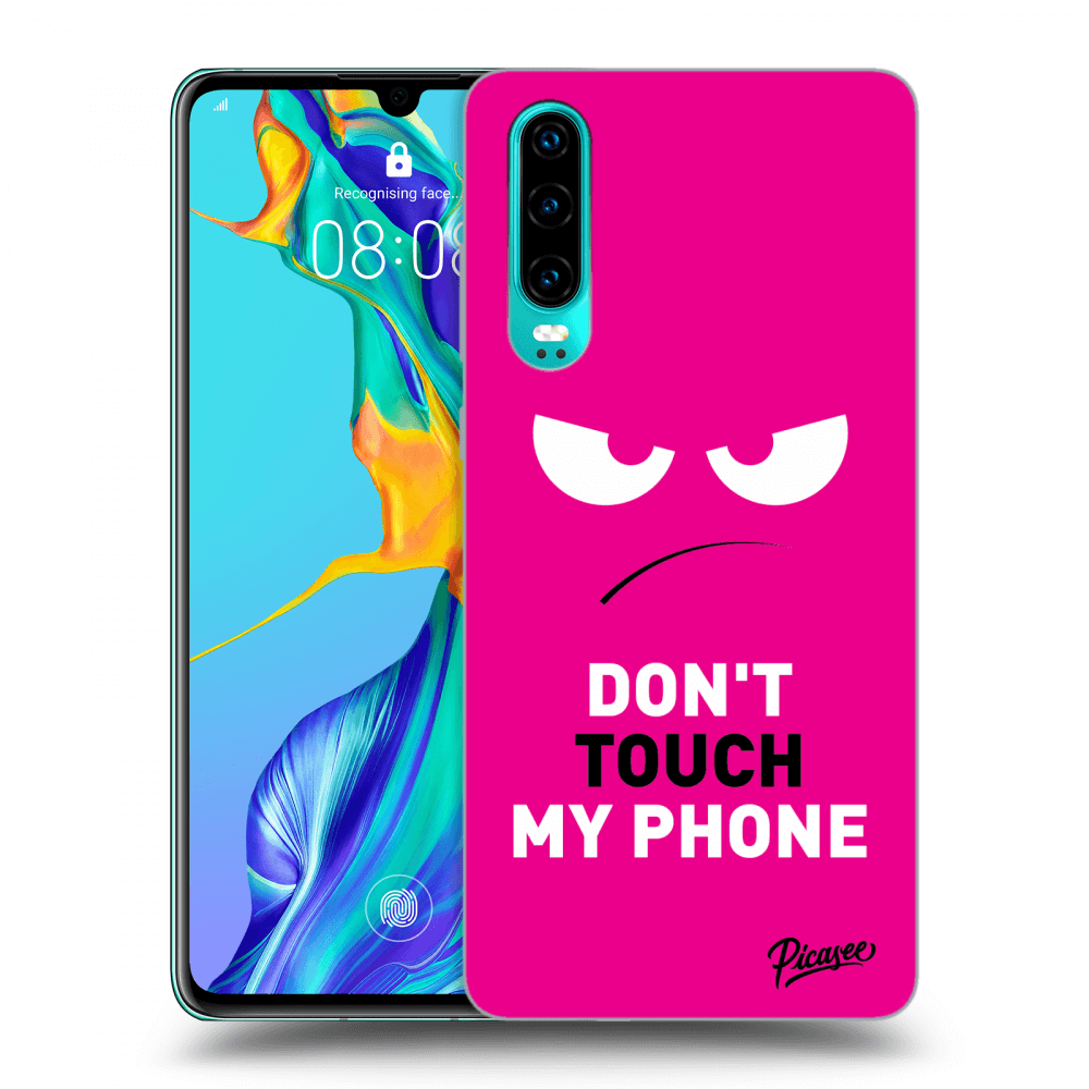 Picasee ULTIMATE CASE pro Huawei P30 - Angry Eyes - Pink