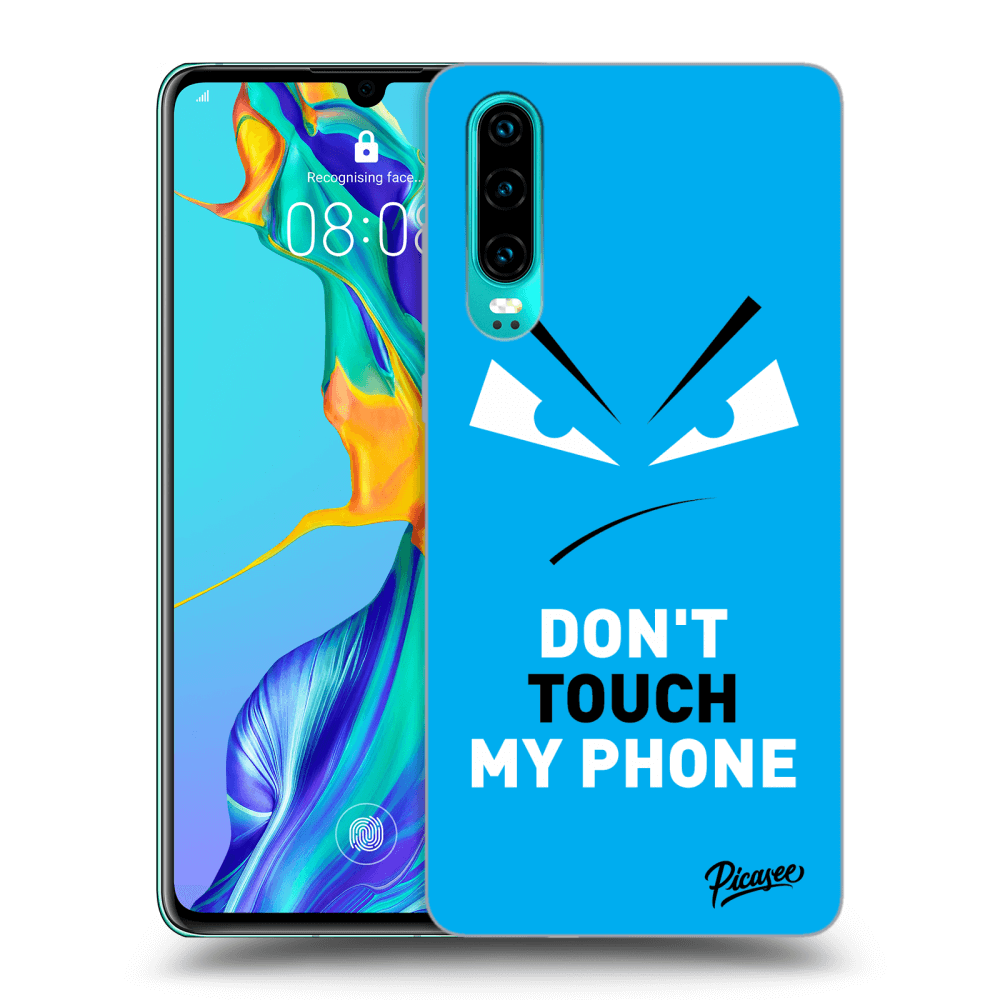 Picasee ULTIMATE CASE pro Huawei P30 - Evil Eye - Blue