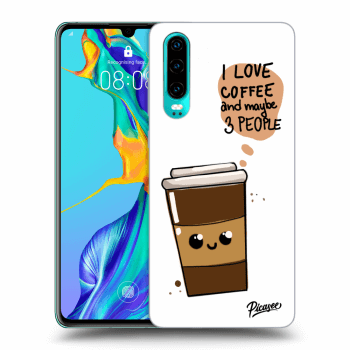 Etui na Huawei P30 - Cute coffee