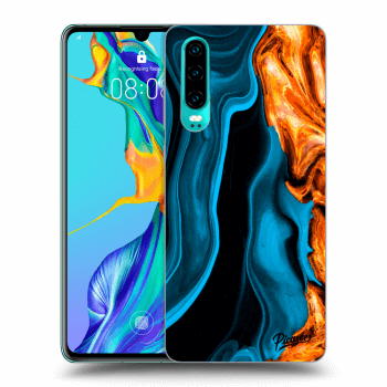 Etui na Huawei P30 - Gold blue