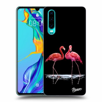 Etui na Huawei P30 - Flamingos couple