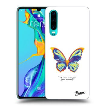 Picasee ULTIMATE CASE pro Huawei P30 - Diamanty White
