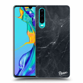 Etui na Huawei P30 - Black marble