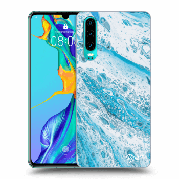 Picasee ULTIMATE CASE pro Huawei P30 - Blue liquid