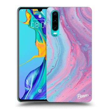 Etui na Huawei P30 - Pink liquid