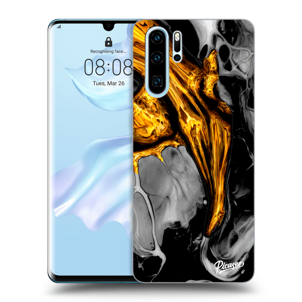 Picasee ULTIMATE CASE pro Huawei P30 Pro - Black Gold