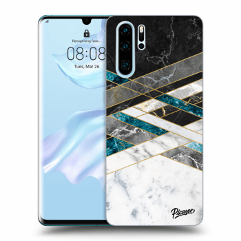 Picasee ULTIMATE CASE pro Huawei P30 Pro - Black & White geometry