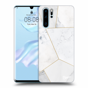 Picasee ULTIMATE CASE pro Huawei P30 Pro - White tile