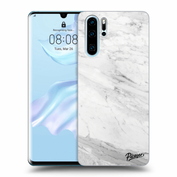 Etui na Huawei P30 Pro - White marble