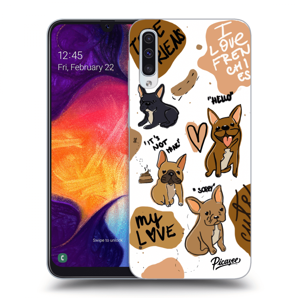 Picasee ULTIMATE CASE pro Samsung Galaxy A50 A505F - Frenchies