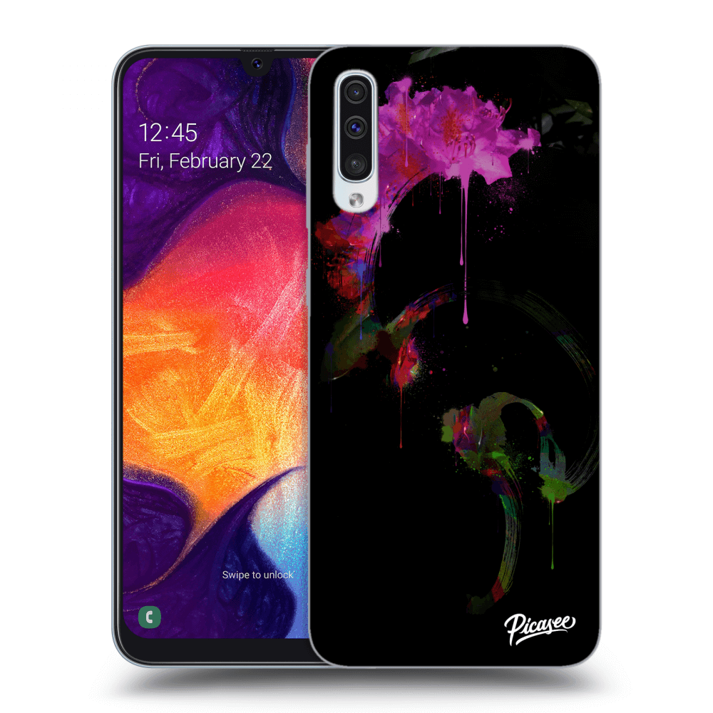 Picasee ULTIMATE CASE pro Samsung Galaxy A50 A505F - Peony black