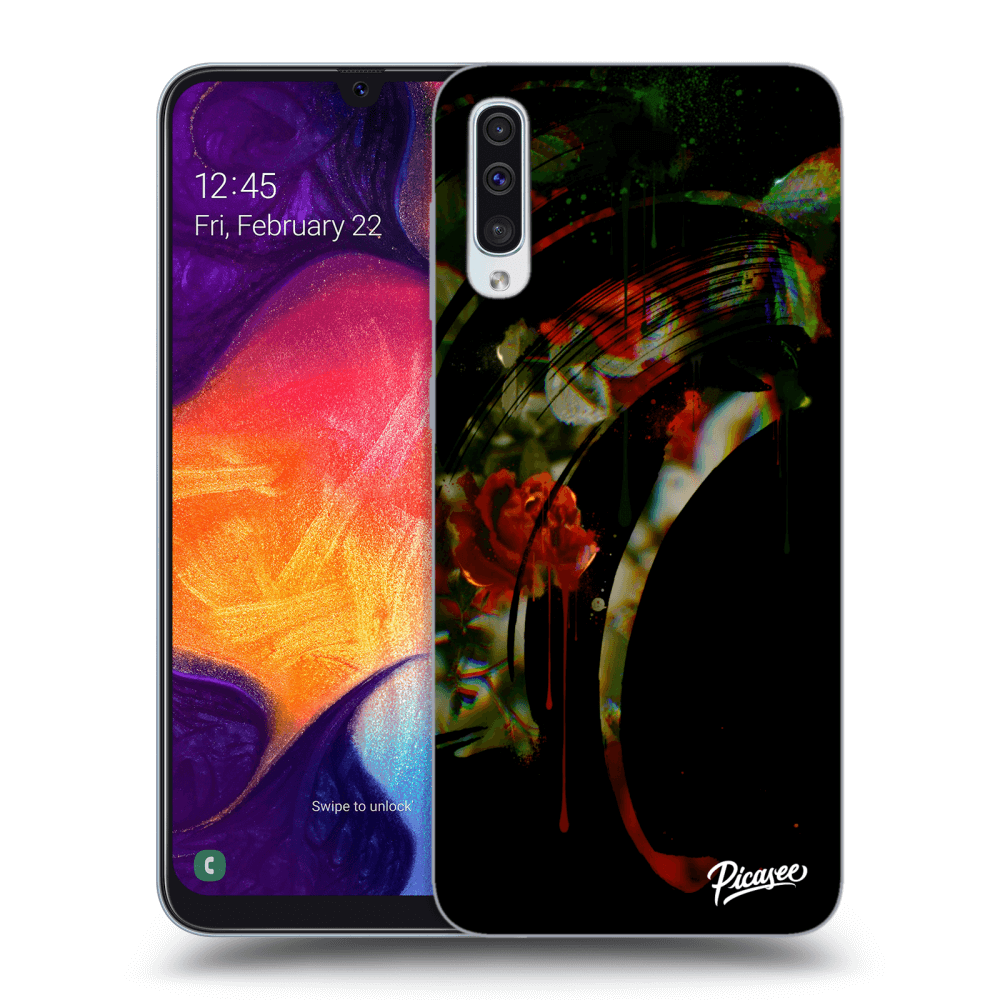 Picasee ULTIMATE CASE pro Samsung Galaxy A50 A505F - Roses black