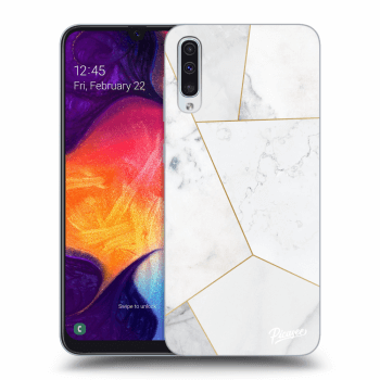 Etui na Samsung Galaxy A50 A505F - White tile