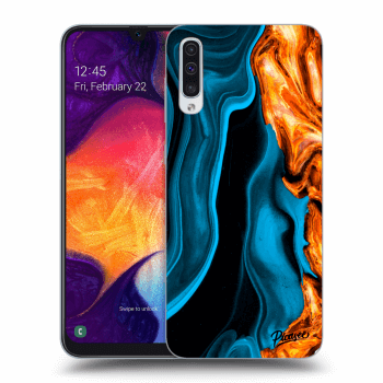 Etui na Samsung Galaxy A50 A505F - Gold blue