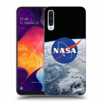 Picasee silikonowe czarne etui na Samsung Galaxy A50 A505F - Nasa Earth