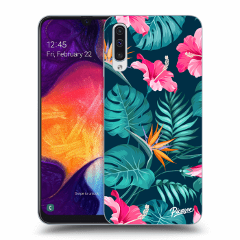 Etui na Samsung Galaxy A50 A505F - Pink Monstera