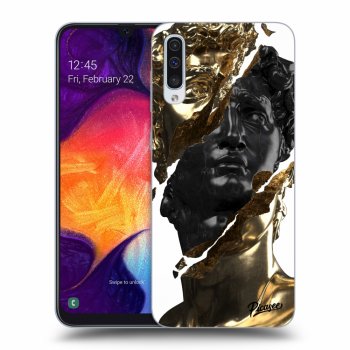 Etui na Samsung Galaxy A50 A505F - Gold - Black