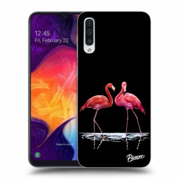 Etui na Samsung Galaxy A50 A505F - Flamingos couple