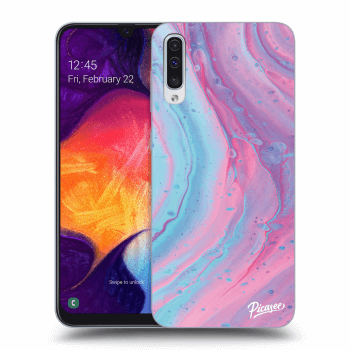 Etui na Samsung Galaxy A50 A505F - Pink liquid