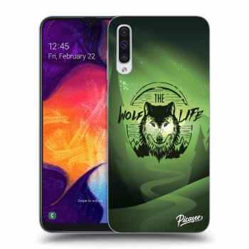 Etui na Samsung Galaxy A50 A505F - Wolf life