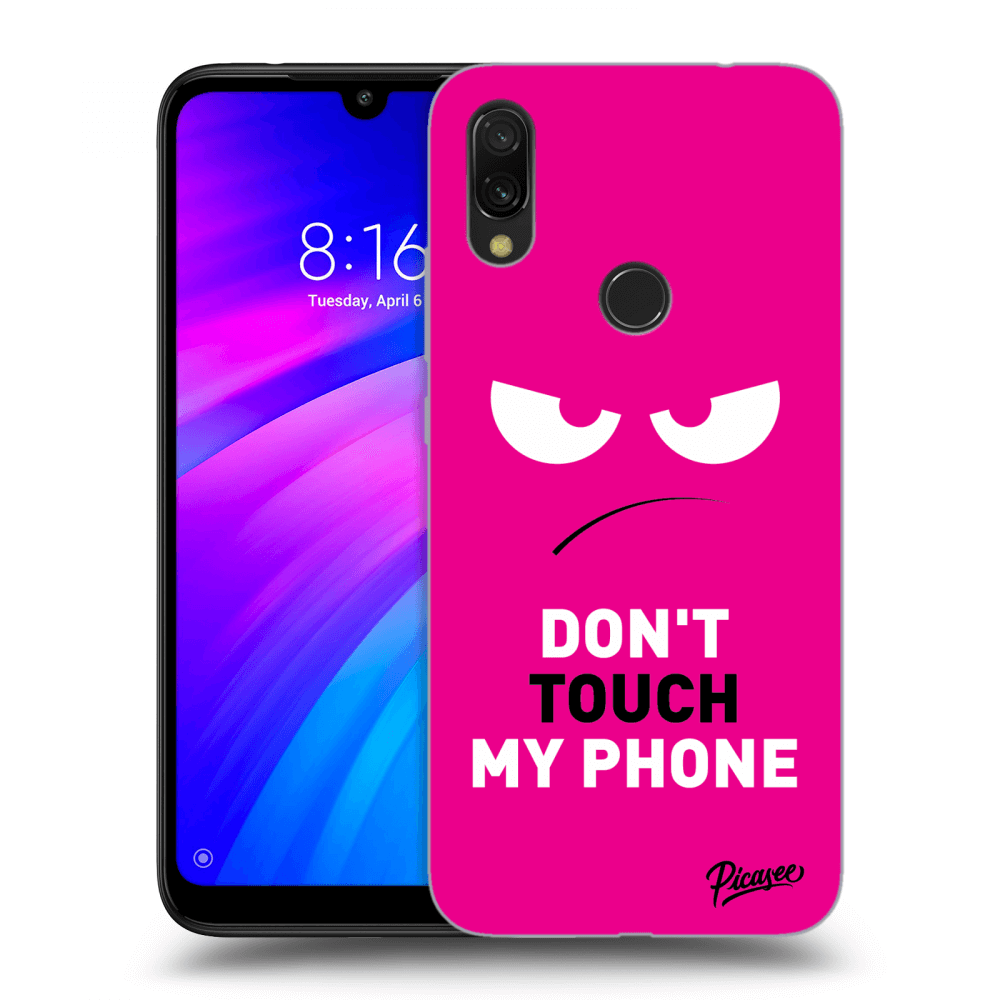Picasee ULTIMATE CASE pro Xiaomi Redmi 7 - Angry Eyes - Pink