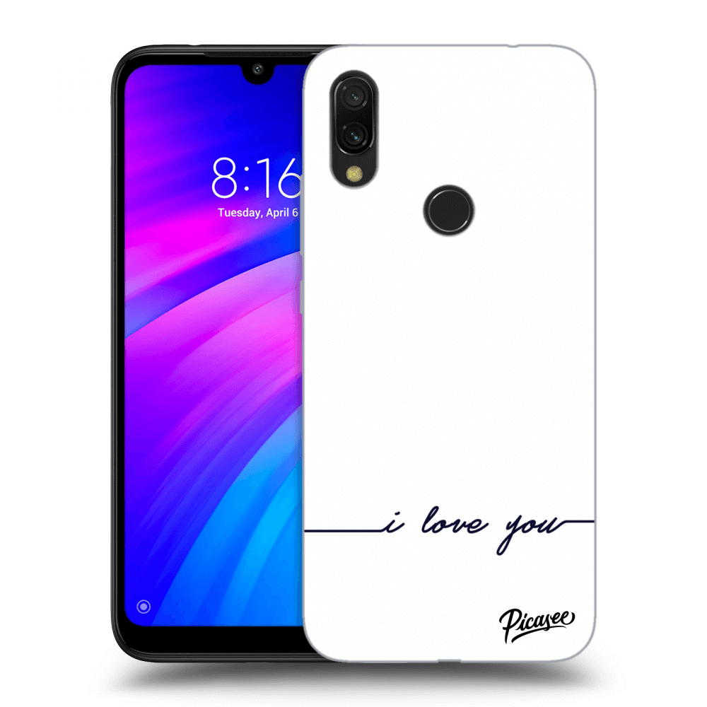 Picasee ULTIMATE CASE pro Xiaomi Redmi 7 - I love you