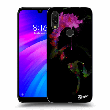 Picasee ULTIMATE CASE pro Xiaomi Redmi 7 - Peony black