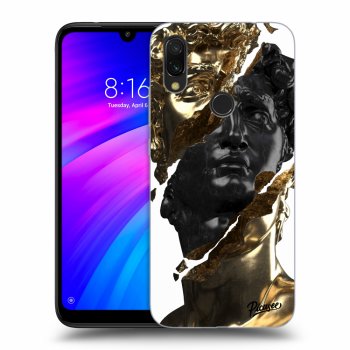 Etui na Xiaomi Redmi 7 - Gold - Black