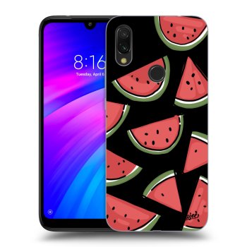 Picasee silikonowe czarne etui na Xiaomi Redmi 7 - Melone