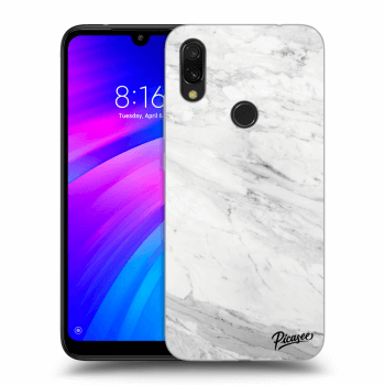 Etui na Xiaomi Redmi 7 - White marble