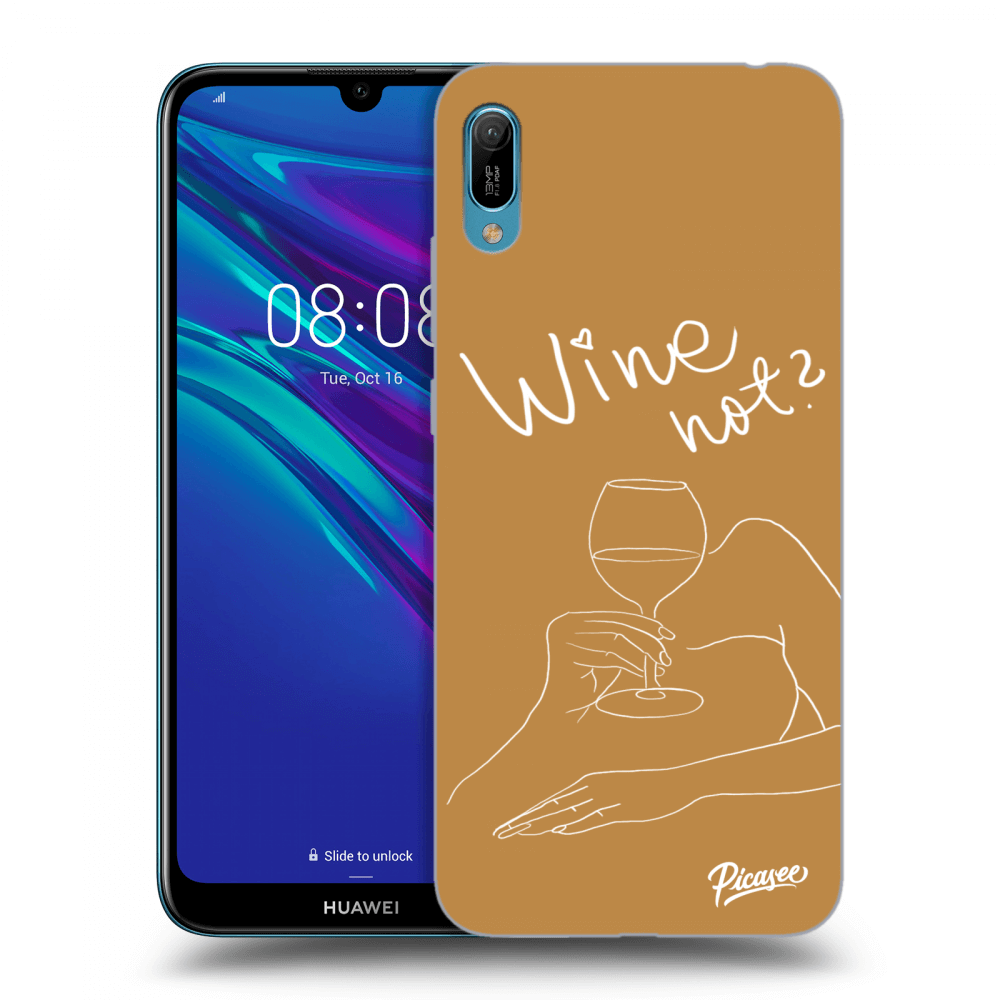 Picasee ULTIMATE CASE pro Huawei Y6 2019 - Wine not