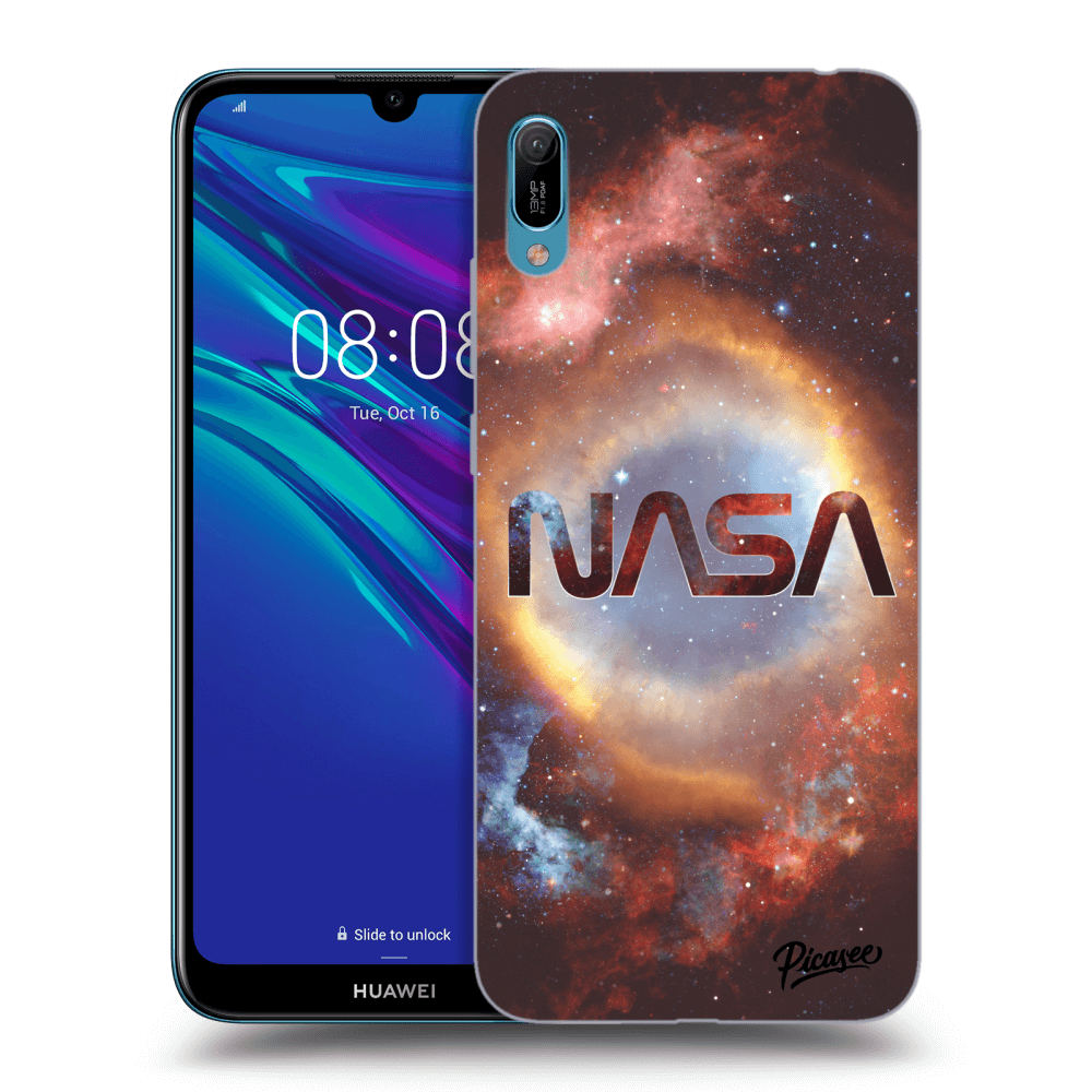 Picasee silikonowe przeźroczyste etui na Huawei Y6 2019 - Nebula