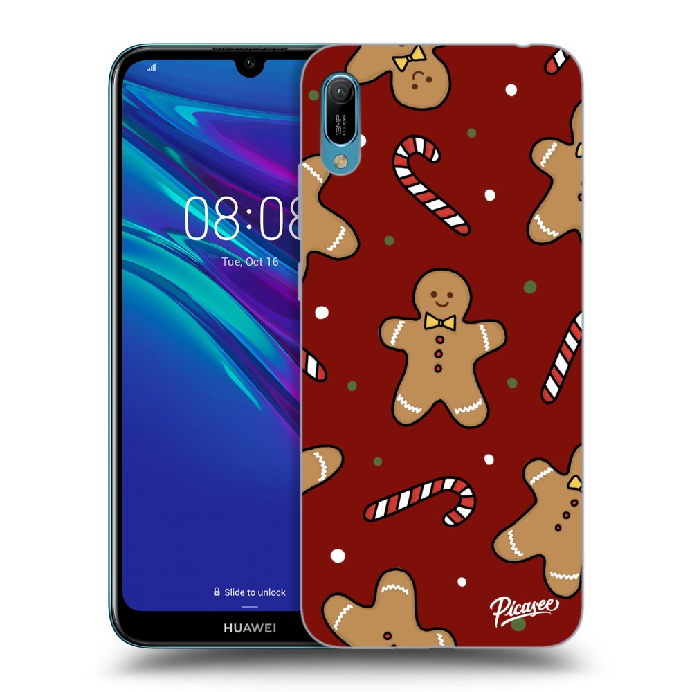 Picasee silikonowe czarne etui na Huawei Y6 2019 - Gingerbread 2