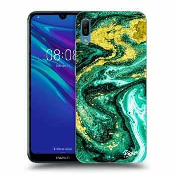 Etui na Huawei Y6 2019 - Green Gold