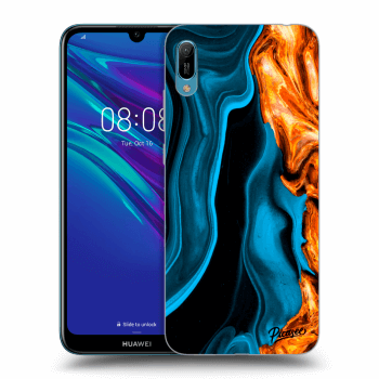 Etui na Huawei Y6 2019 - Gold blue