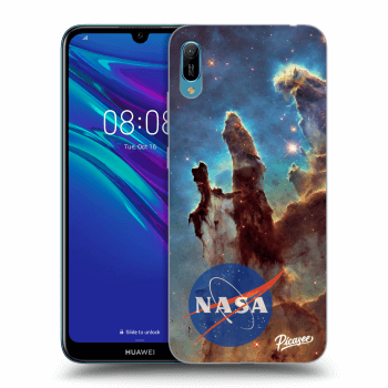 Picasee silikonowe czarne etui na Huawei Y6 2019 - Eagle Nebula