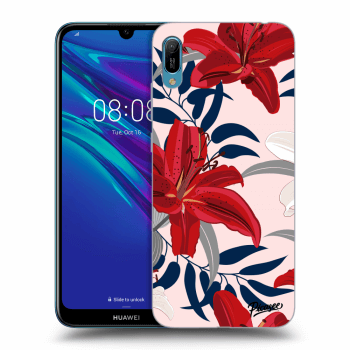 Etui na Huawei Y6 2019 - Red Lily