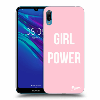 Picasee silikonowe przeźroczyste etui na Huawei Y6 2019 - Girl power