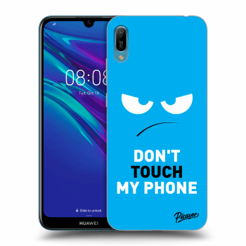 Etui na Huawei Y6 2019 - Angry Eyes - Blue