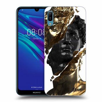 Etui na Huawei Y6 2019 - Gold - Black