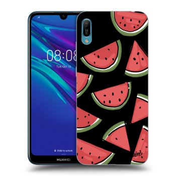 Picasee silikonowe czarne etui na Huawei Y6 2019 - Melone