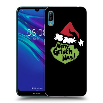 Picasee silikonowe czarne etui na Huawei Y6 2019 - Grinch 2