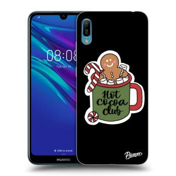 Picasee silikonowe czarne etui na Huawei Y6 2019 - Hot Cocoa Club