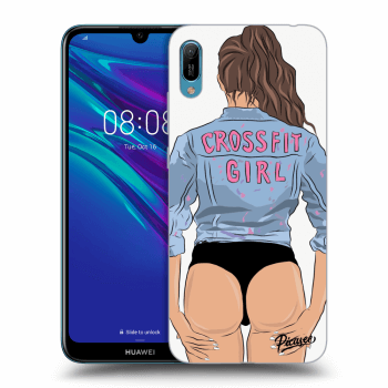 Picasee silikonowe przeźroczyste etui na Huawei Y6 2019 - Crossfit girl - nickynellow