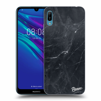 Etui na Huawei Y6 2019 - Black marble