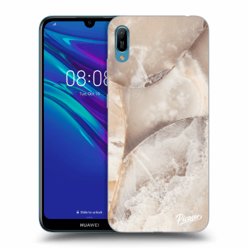 Etui na Huawei Y6 2019 - Cream marble