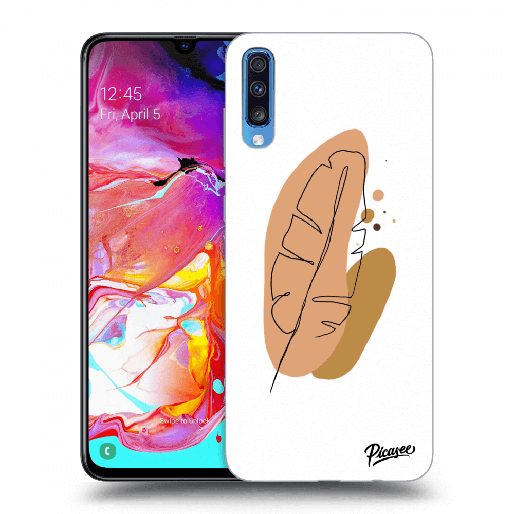 Picasee ULTIMATE CASE pro Samsung Galaxy A70 A705F - Feather brown