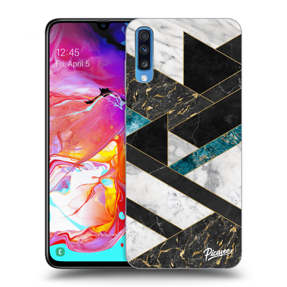 Picasee ULTIMATE CASE pro Samsung Galaxy A70 A705F - Dark geometry