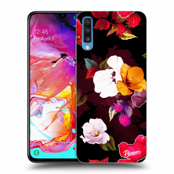 Picasee ULTIMATE CASE pro Samsung Galaxy A70 A705F - Flowers and Berries