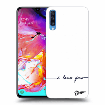 Etui na Samsung Galaxy A70 A705F - I love you